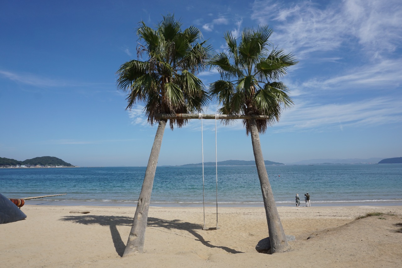 海滩,北崎,夏天,福冈市