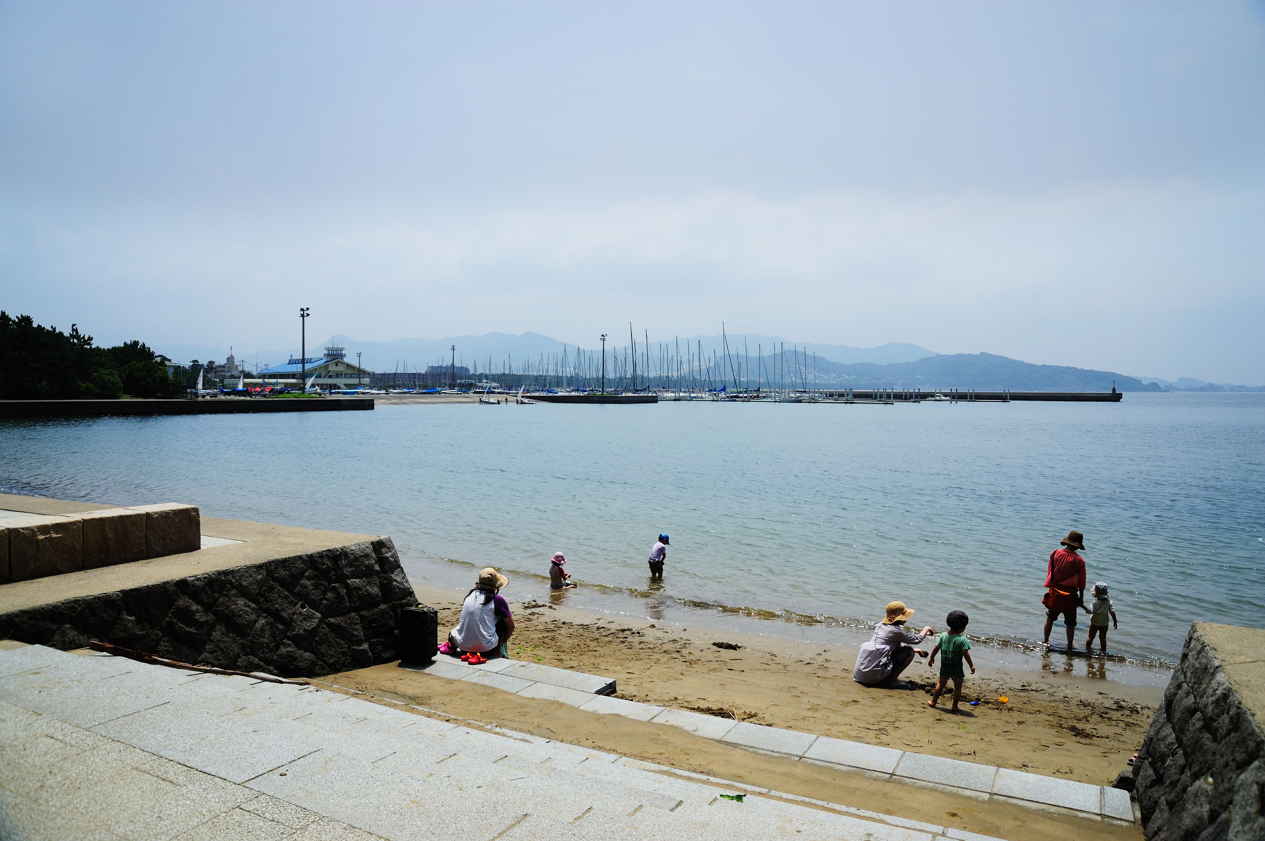 ocean view from the park
